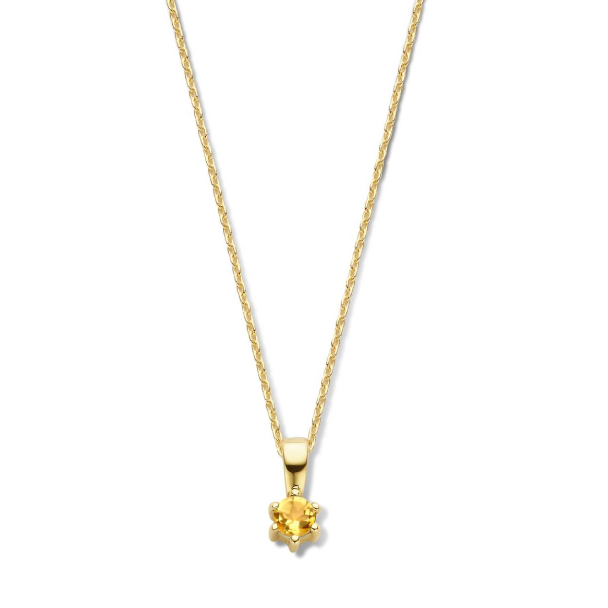 goude collier met Citrine