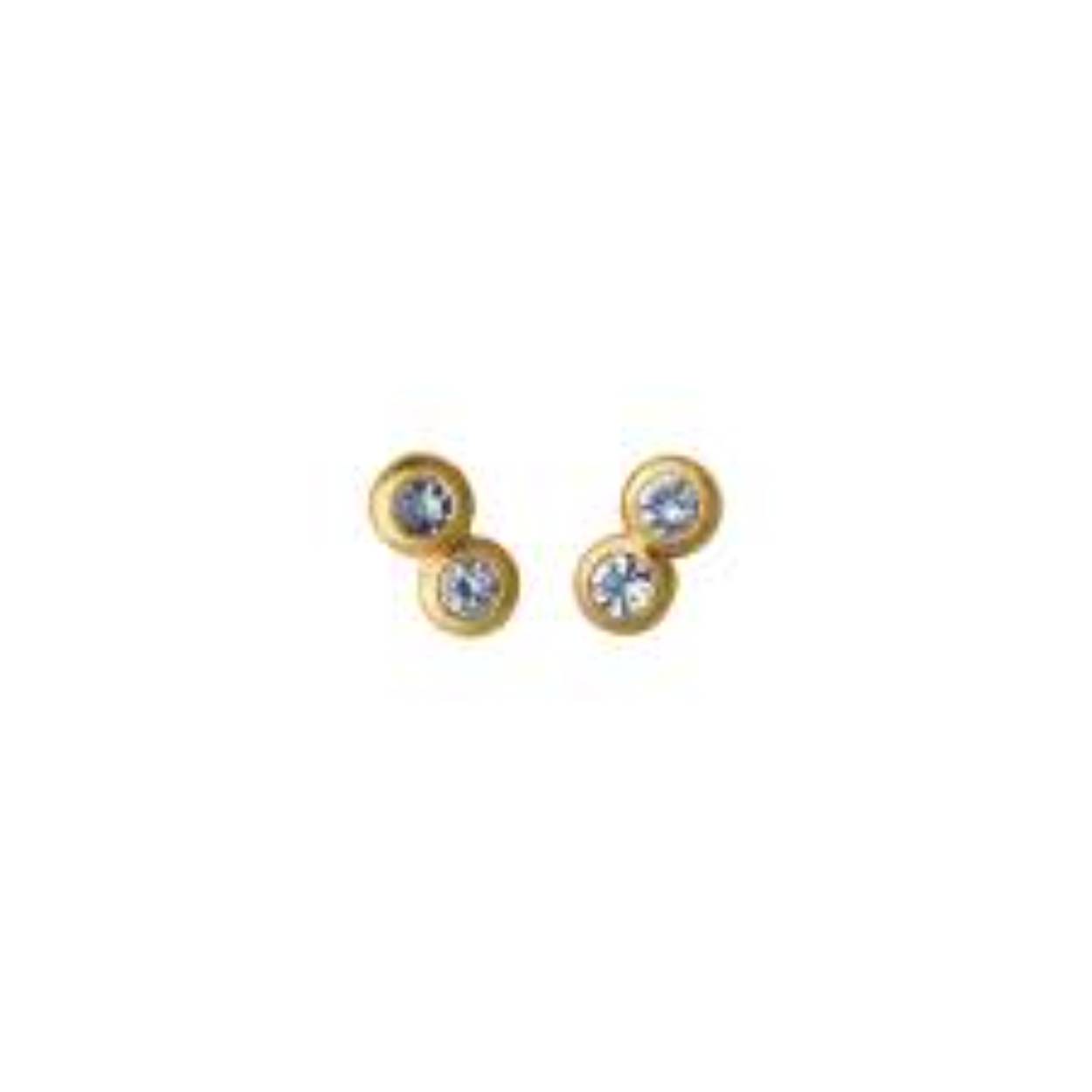 byBiehl My powers studs Aquamarine GP