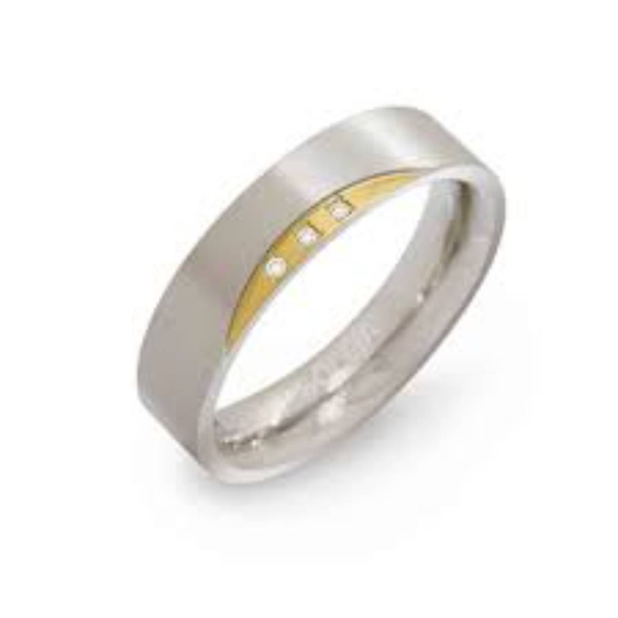 Dit is een ring van het merk Boccia Titanium