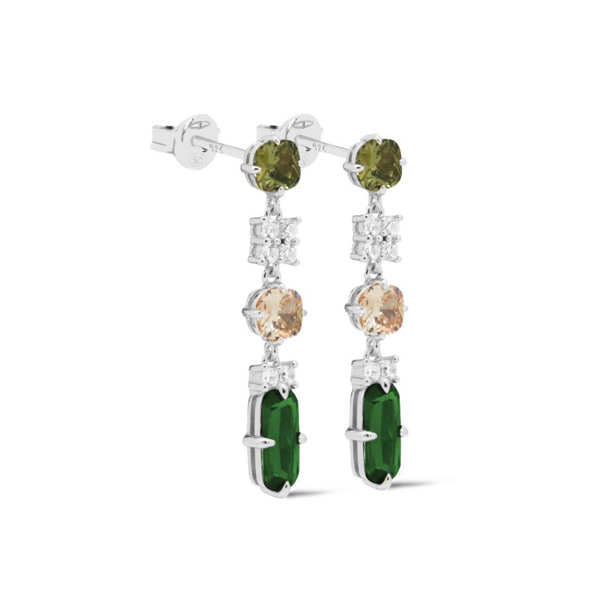 Karma oorhangers Symbols XL EMMY Silver