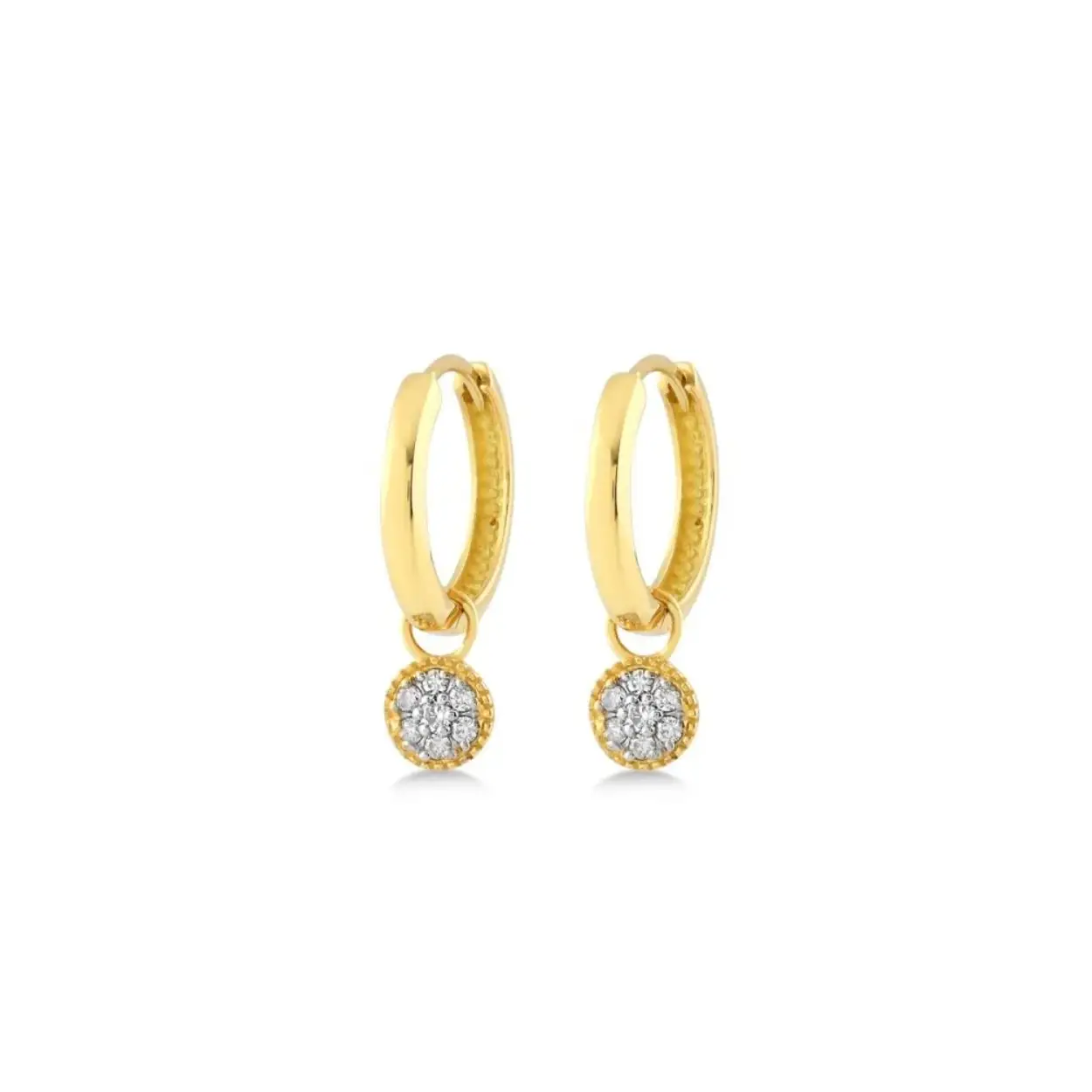 SWGDE0035C-Y-SET Swing Jewels oorringen goud met diamant