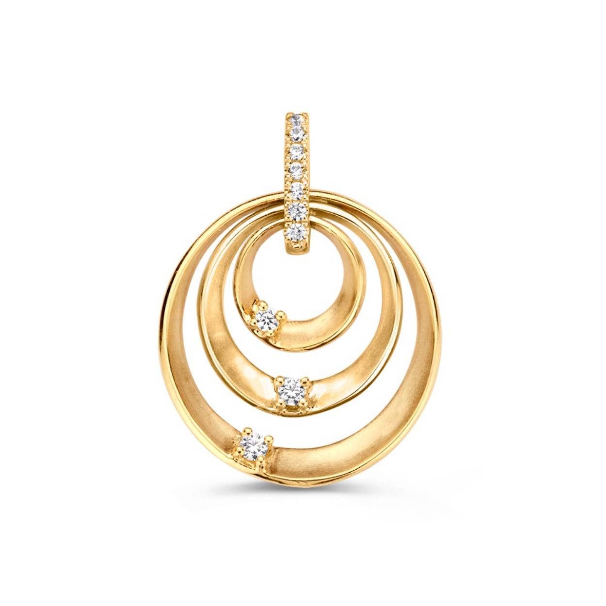Dit is een hanger van Excellent Jewelry in de kleur geel