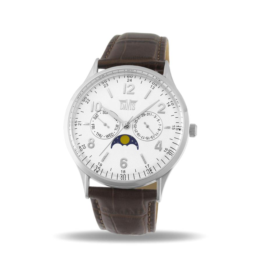Heren Davis horloge 2351 maanstand