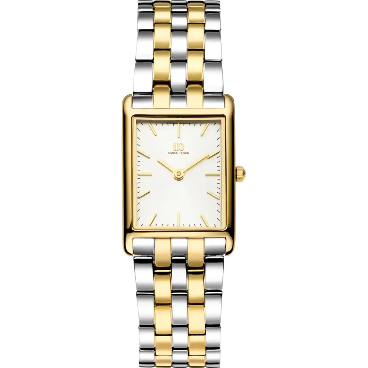 Danish Design horloge met stalen band, Marie bicolor
