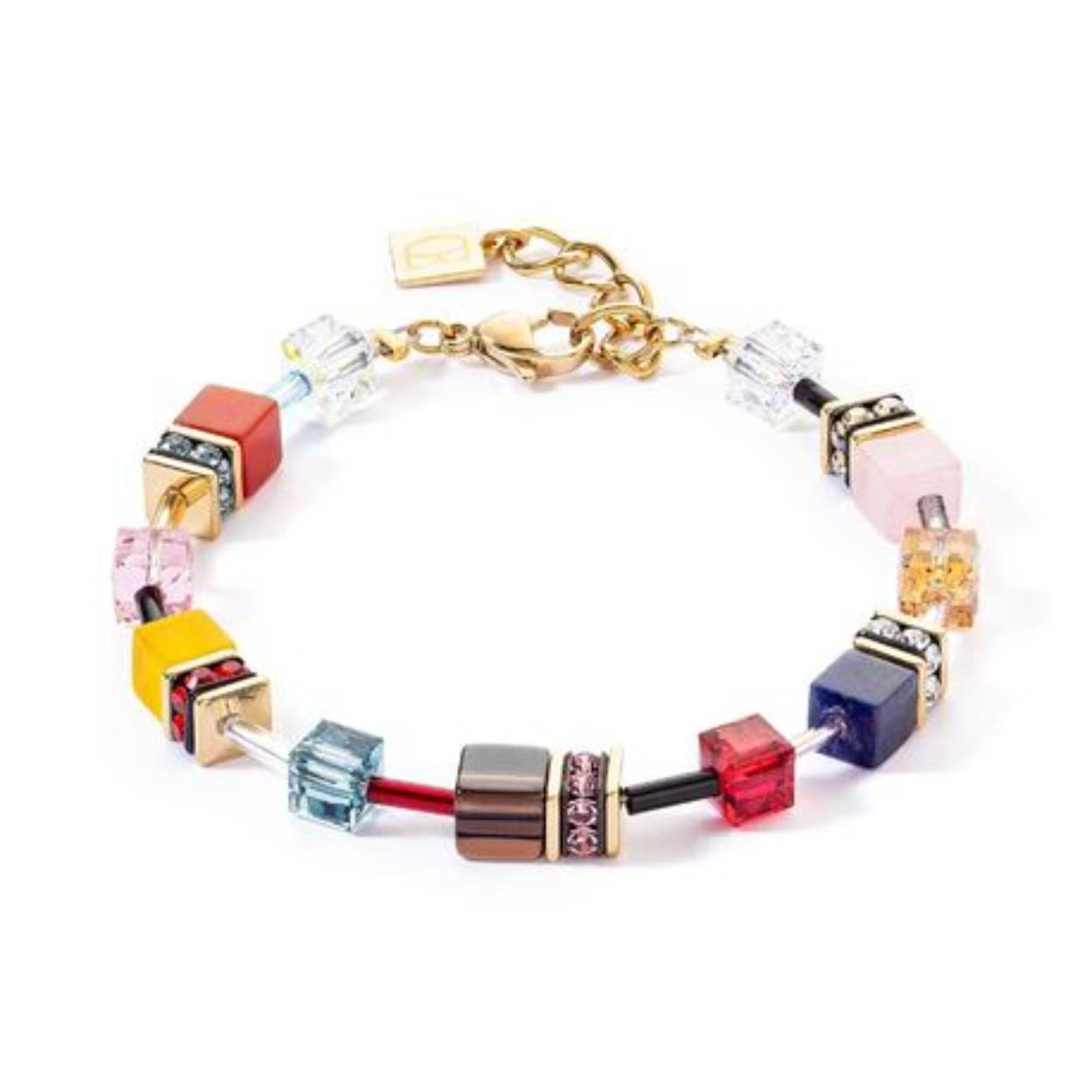 Coeur de Lion armband 4905/30-1592 Multicolour Energy
met swarovski crystals, rookkwarts, sodalite, carnelian en roze kwarts
maak de set compleet met het bijpassende collier en de oorhangers 