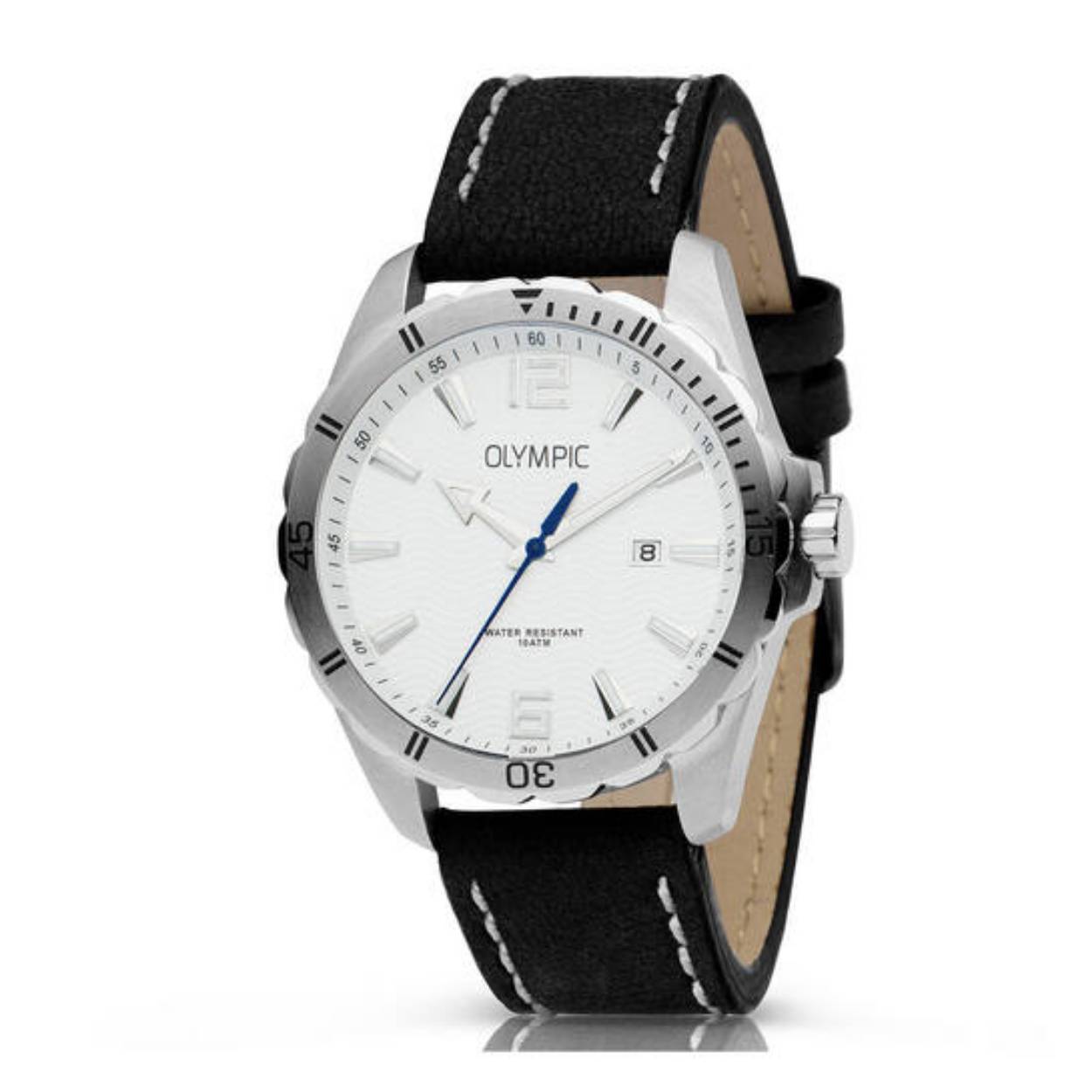 Olympic OL72HSL079 Horloge Heren Zwart 44mm