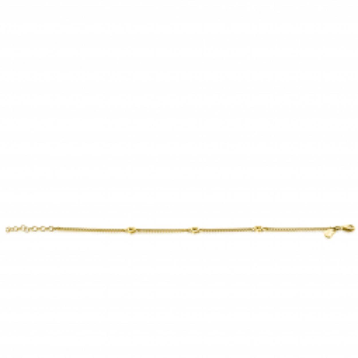 Zinzi zilveren armband geel verguld