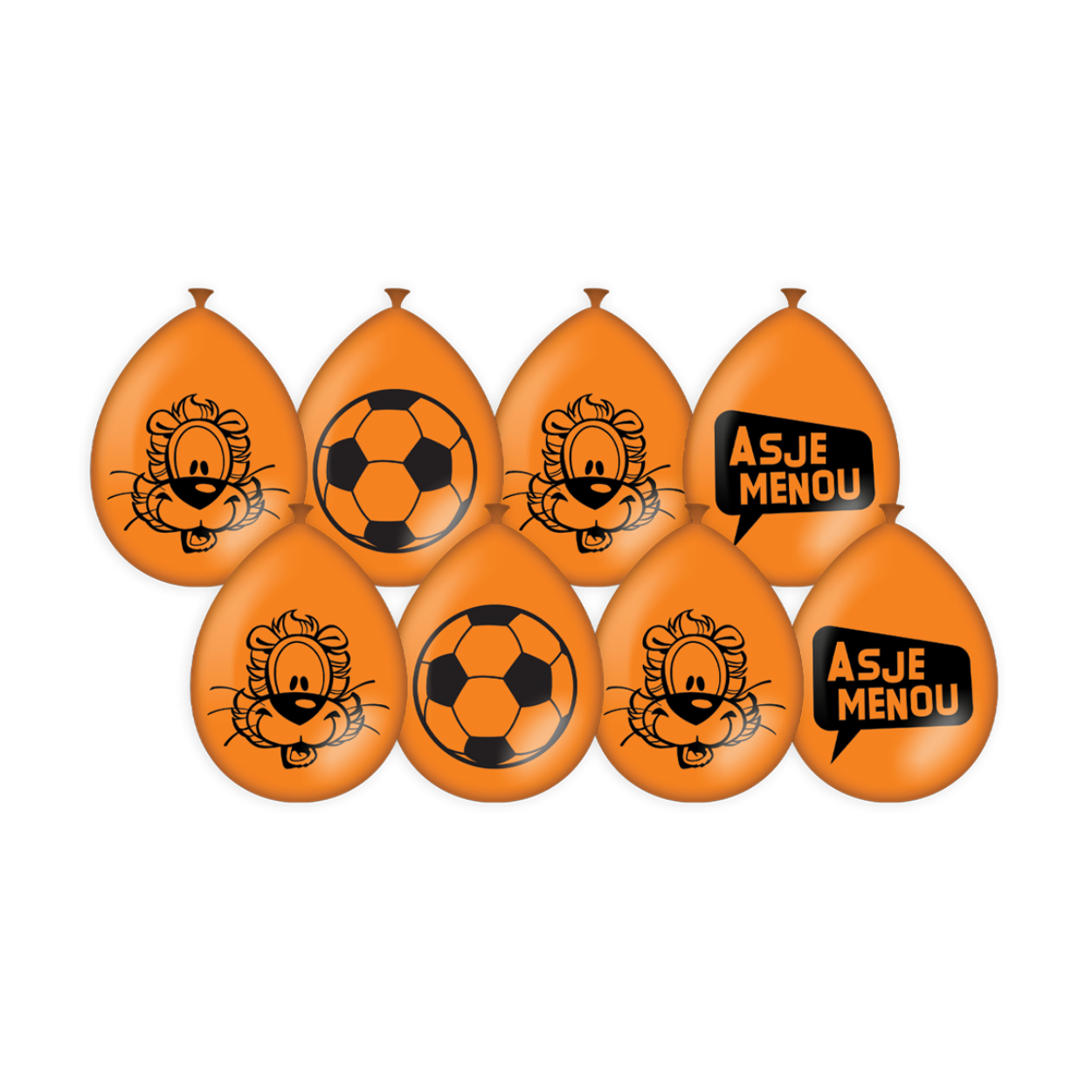 Maak dit WK extra speciaal met onze Loeki feestcollectie! Deze leuke oranje ballonnen zorgen voor de perfecte oranje sfeer tijdens een spannende wedstrijd. Deze oranje ballonnen zijn namelijk de ideale decoratie voor een heus WK feestje! Naast deze oranje Loeki ballonnen vind je bij ons bijvoorbeeld ook Loeki vlaggenlijnen, een Loeki muts, een oranje juichhand, ballonnen in de kleuren rood-wit-blauw en Loeki onderzetters. Kortom, alles om er een waar voetbalfeest van te maken!