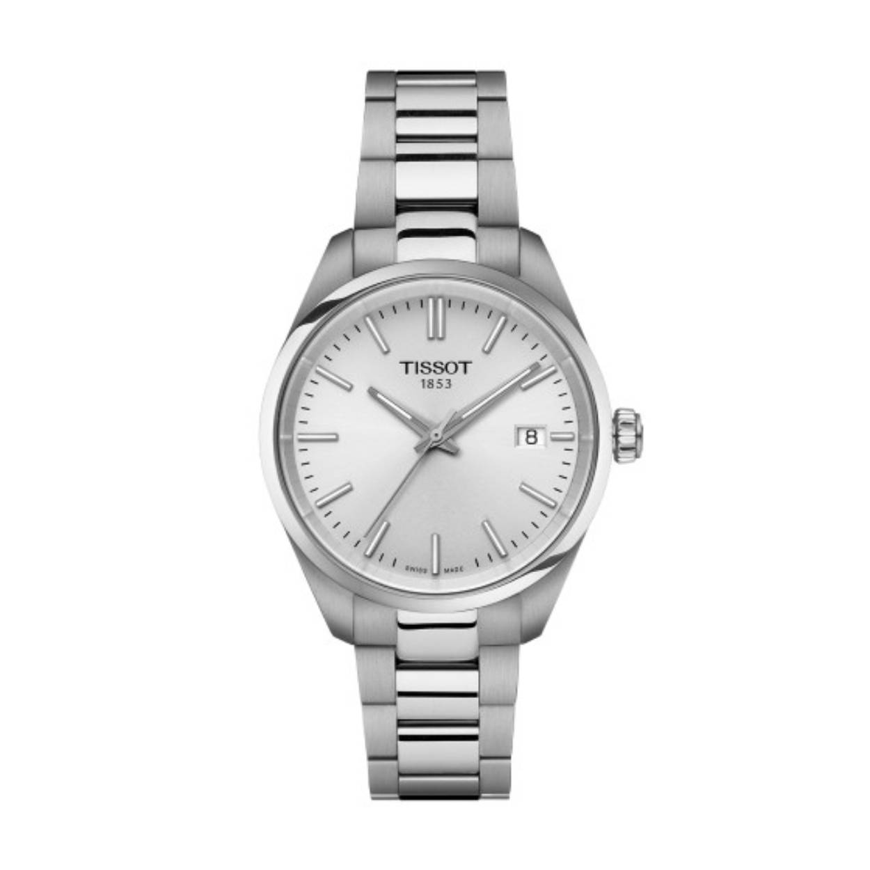 Tissot dames horloge Pr100  staal T1502101103100
