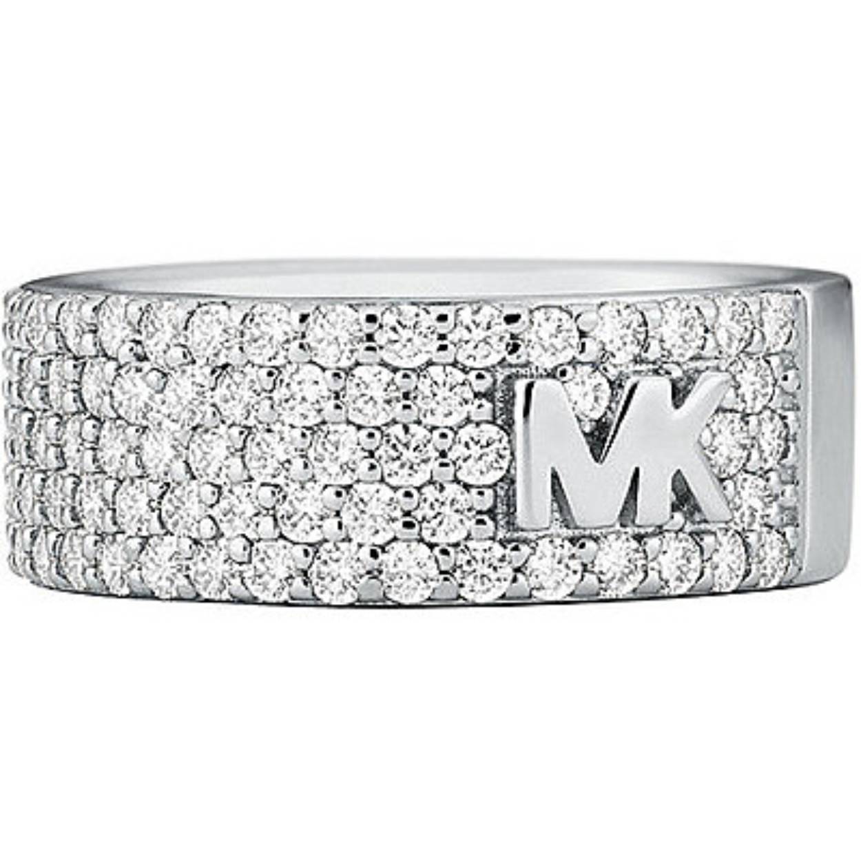 Deze ring is een stijlvol sieraad dat gemaakt is van 925 sterling zilver. De ring heeft een dikte van 7.5 millimeter. Niet alleen is deze ring perfect te combineren met jouw favoriete sieraden, maar ook met leuke andere items in de Michael Kors collectie. Maak jouw outfit compleet met de mooiste accessoires van Michael Kors!