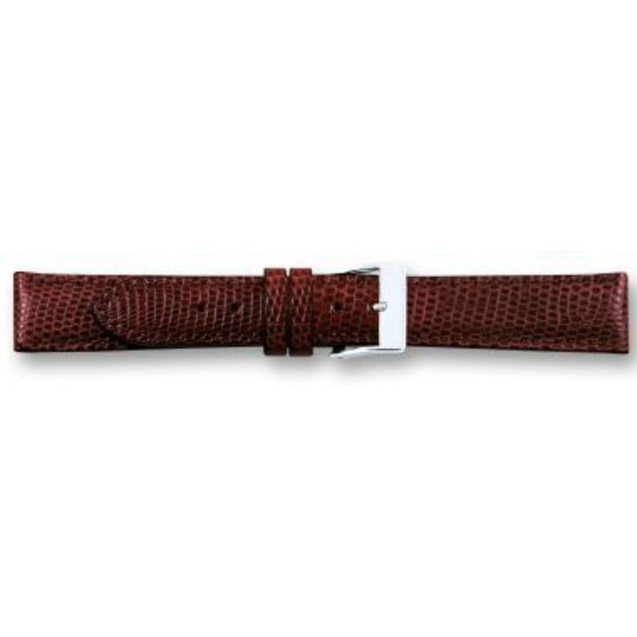 Pebro Horlogeband 076 bruin leer 18 mm