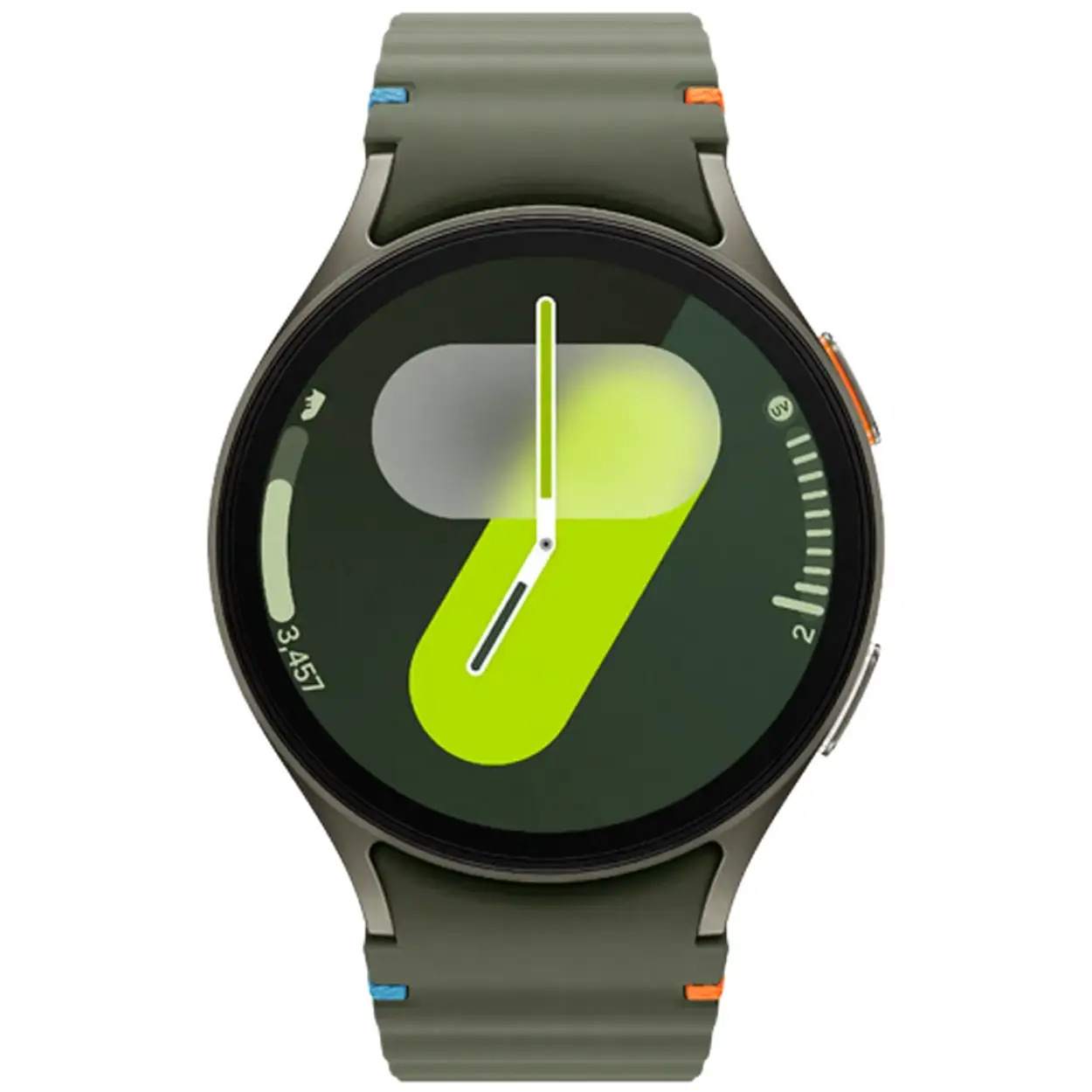 samsung smartwatch 7 serie . special edition. 
met zwarte edelstalen samsung horlogeband en natuurlijk ook de kunstof standaard band .