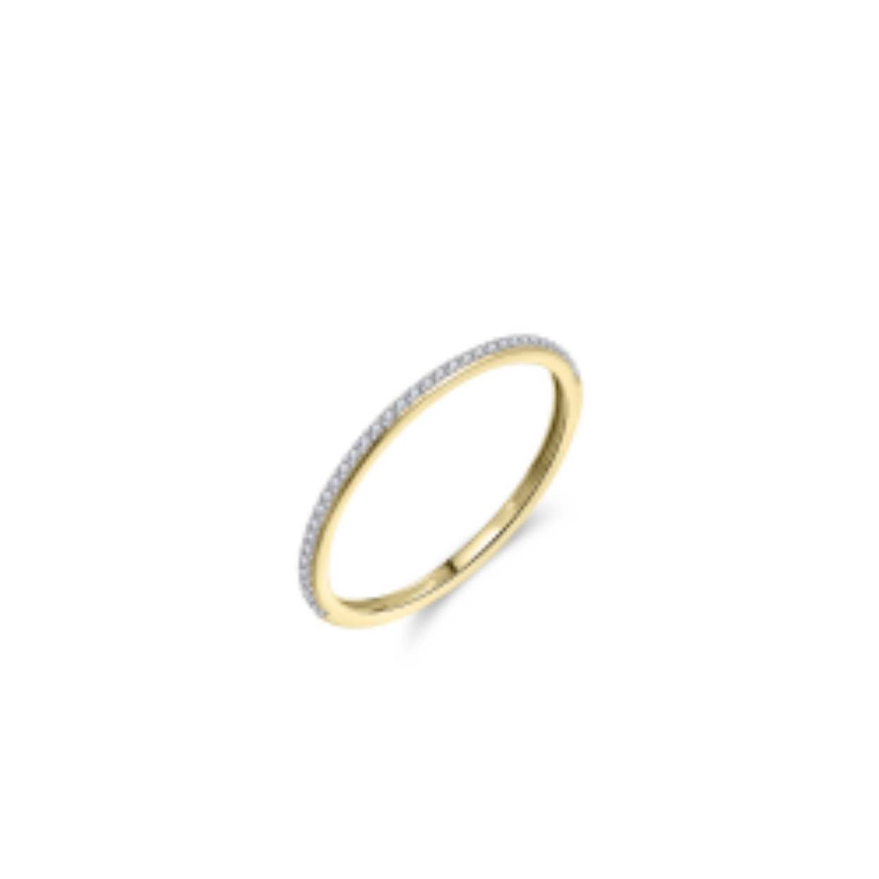 Gisser Jewels Zilver ring goud VGR018