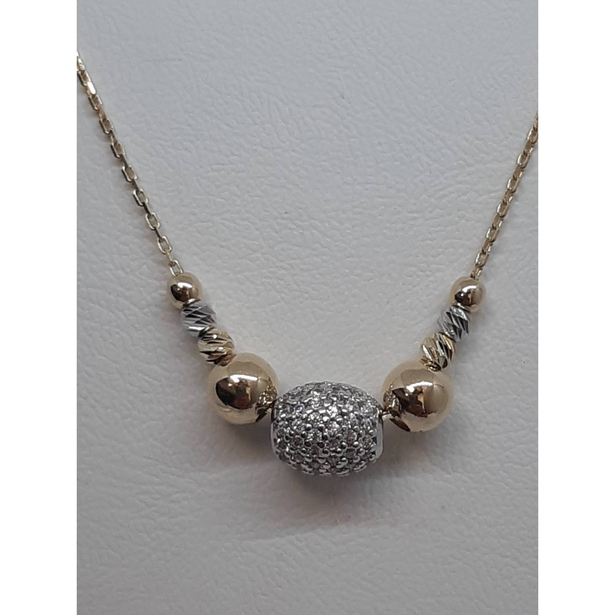 gouden ketting14kt 45cm