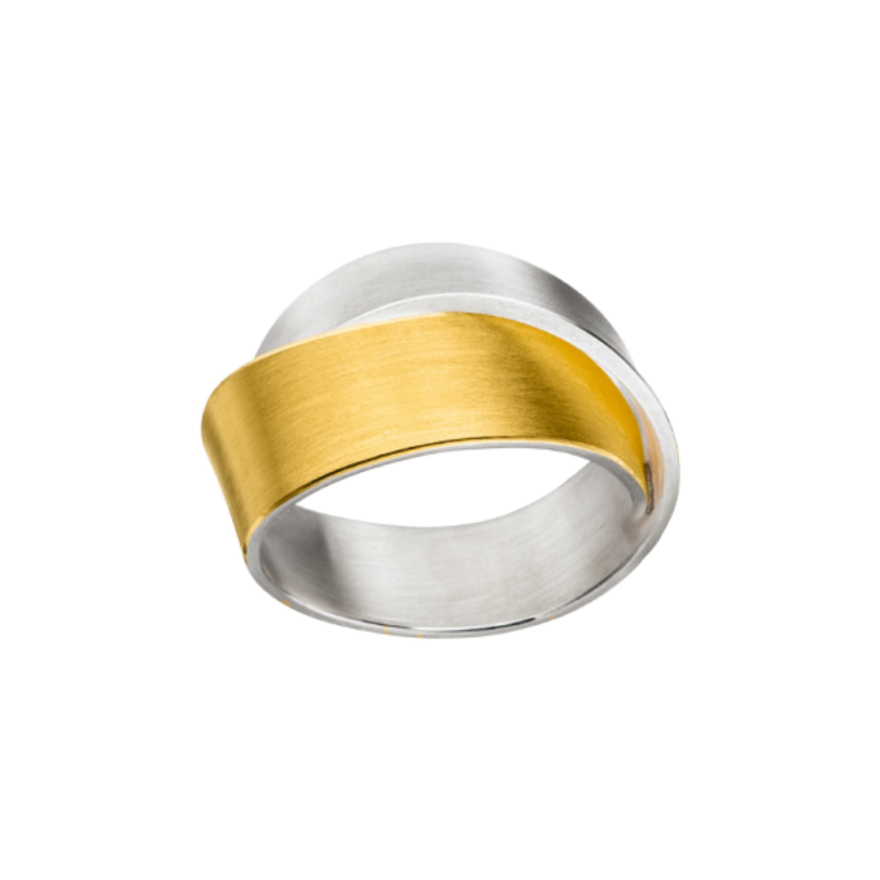 Ring Manu schmuck. Afgewerkt met 20 karaat goud.