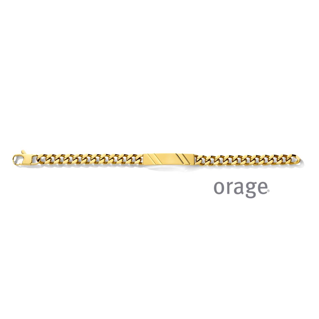 Orage armband heren staal geel