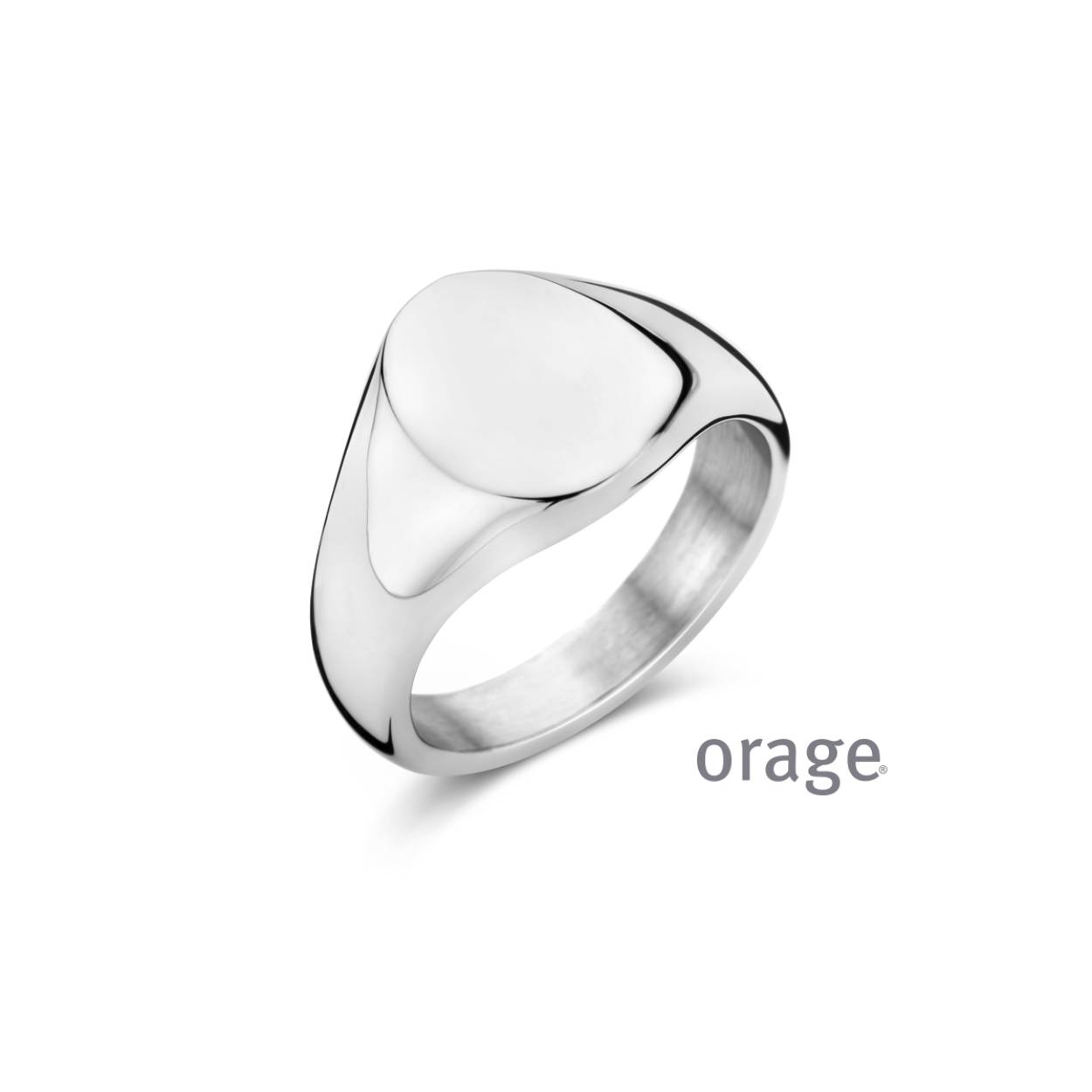 Orage ring heren staal