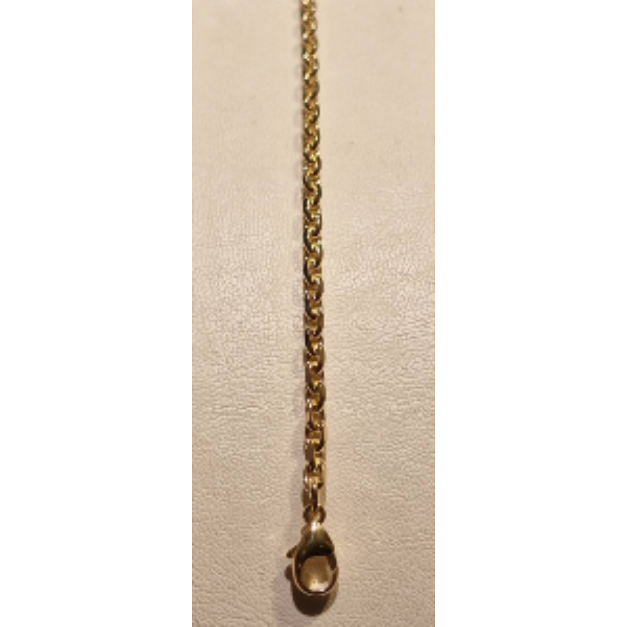 14k geelgouden geslepen anker armband 2.8 mm breed en 19 cm lang