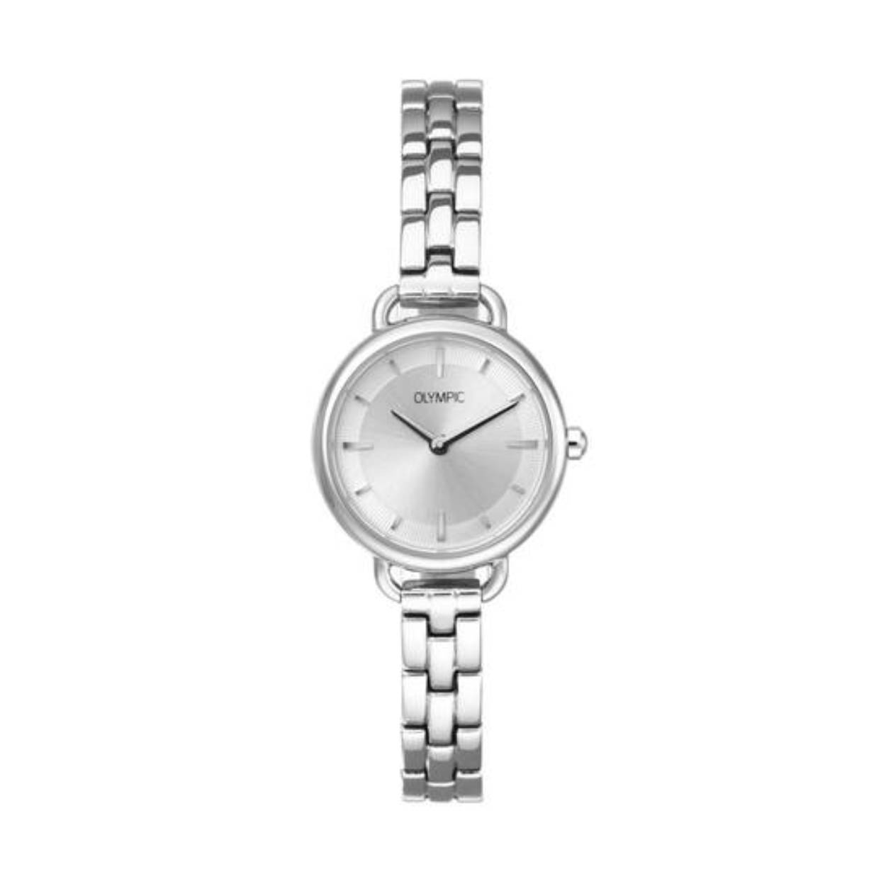 Olympic OL82DSS001 Tess Horloge Staal 26mm 
Dit unieke Olympic horloge met artikelnummer: OL82DSS001 is een dameshorloge met een chique uitstraling. Het horloge heeft een ronde stalen kast met een zilverkleurige sunray wijzerplaat met fijne streepjes. Aan de kast zit een fijne stalen schakelband met druksluiting. Het horloge heeft een mineraalglas, een doorsnee van 26mm en is 3ATM.

Het merk:
Een mooi horloge hoeft niet duur te zijn! Het Nederlandse horlogemerk Olympic levert stoere chronografen, slimline series, digitale uurwerken en elegante dameshorloges. De prijs-kwaliteitverhouding staat bij Olympic hoog in het vaandel met prijzen die uiteenlopen van € 34,95 tot en met € 159,00.

100% Nederlands ontwerp, waterdicht en standaard 3 jaar fabrieksgarantie.

Specificaties:
- Ronde kast Ø 26mm
- Stalen horlogekast
- Zilverkleurige wijzerplaat
- Stalen schakelband
- 3ATM 
- Standaard 3 jaar fabrieksgarantie
- Mineraalglas