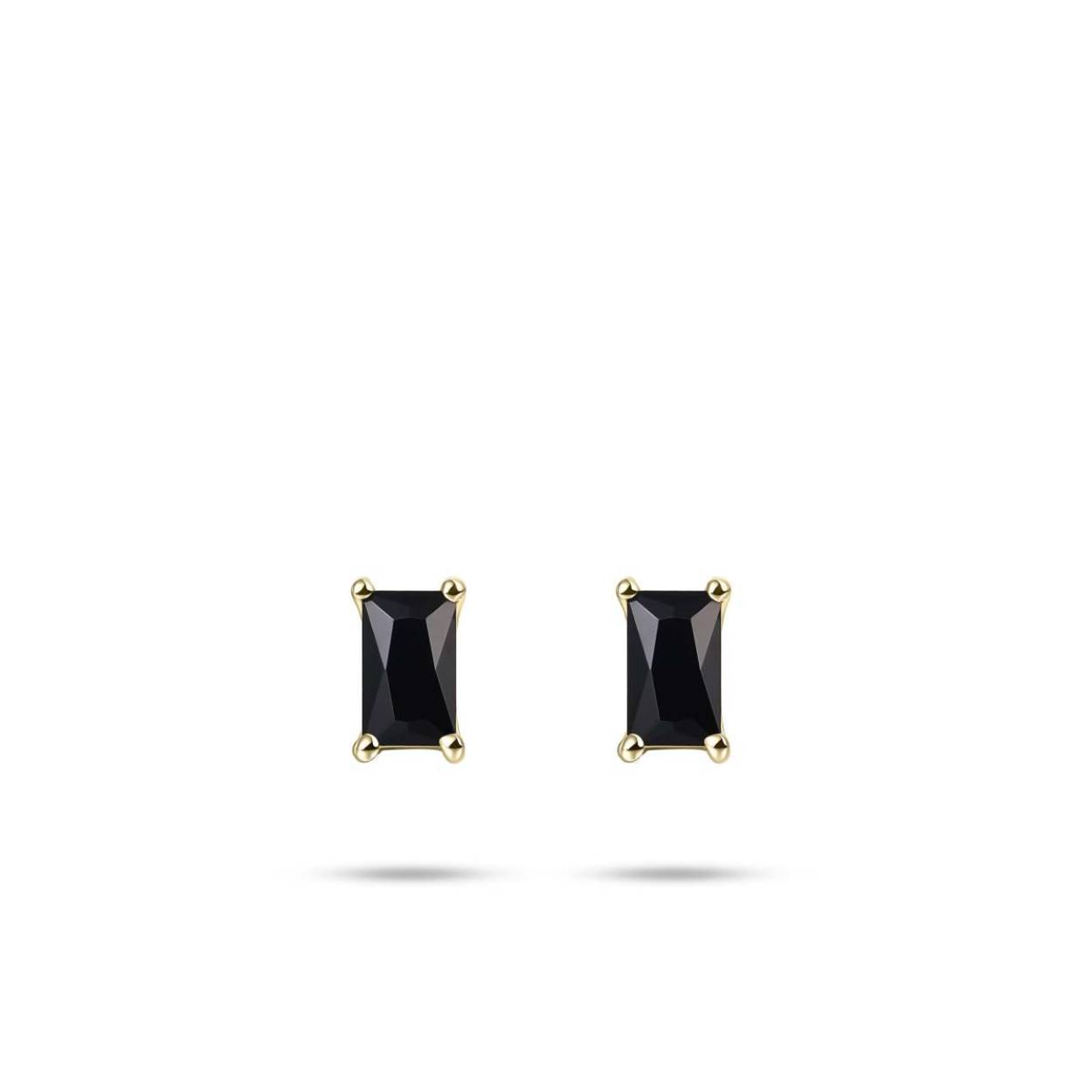 Oorstekers uit de Daily Essentials collectie van Gisser Jewels gemaakt van Geel Goud Verguld Zilver. De lengte x breedte is 5 x 3 mm.