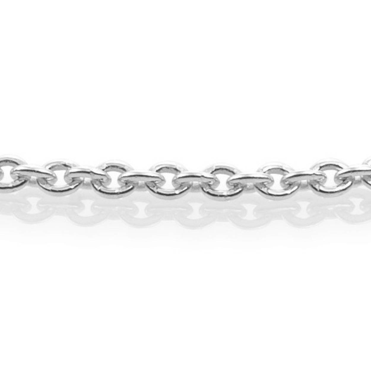 zilveren ankercollier 45cm