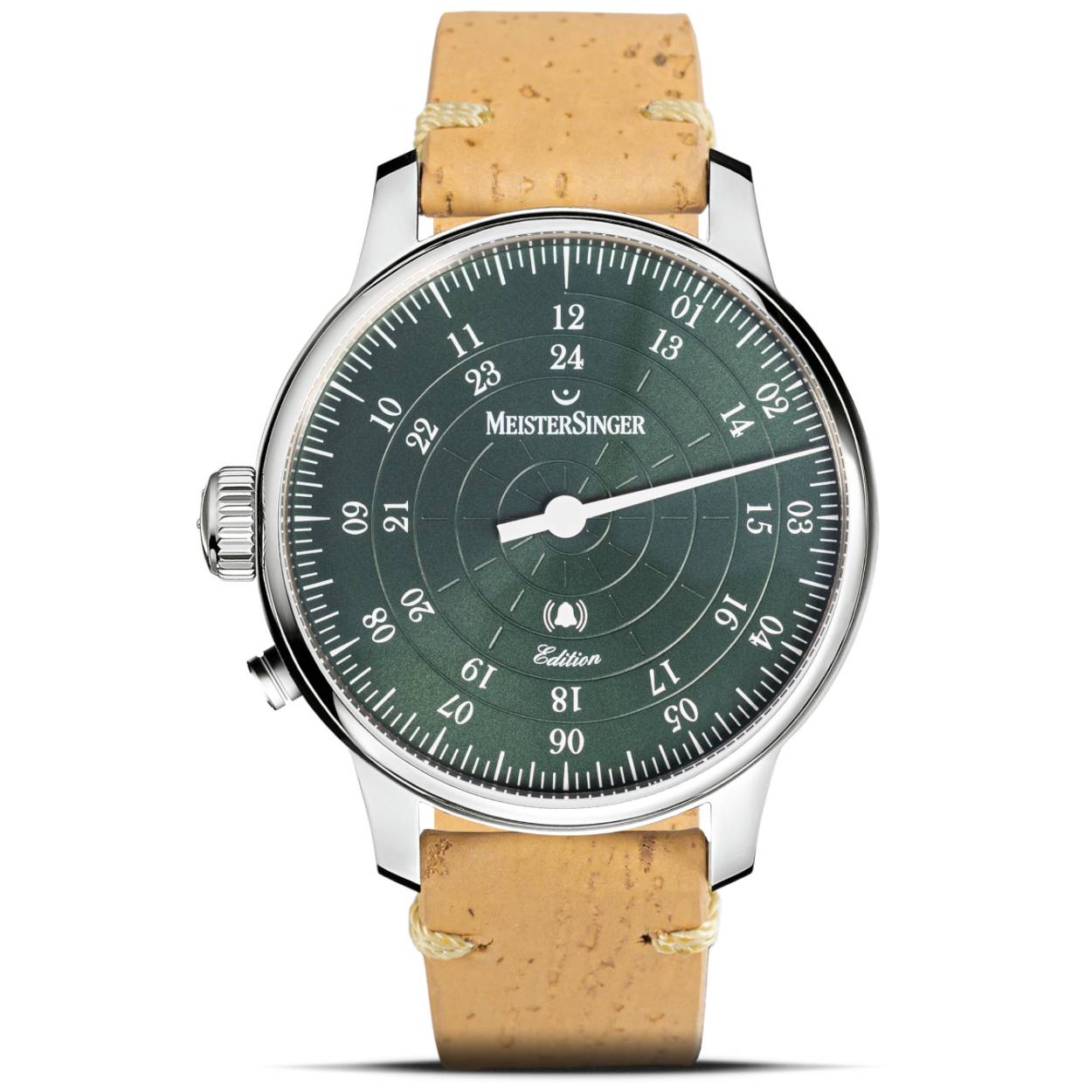 Meistersinger Bell Hora Limited Edition Netherlands green dial 43mm