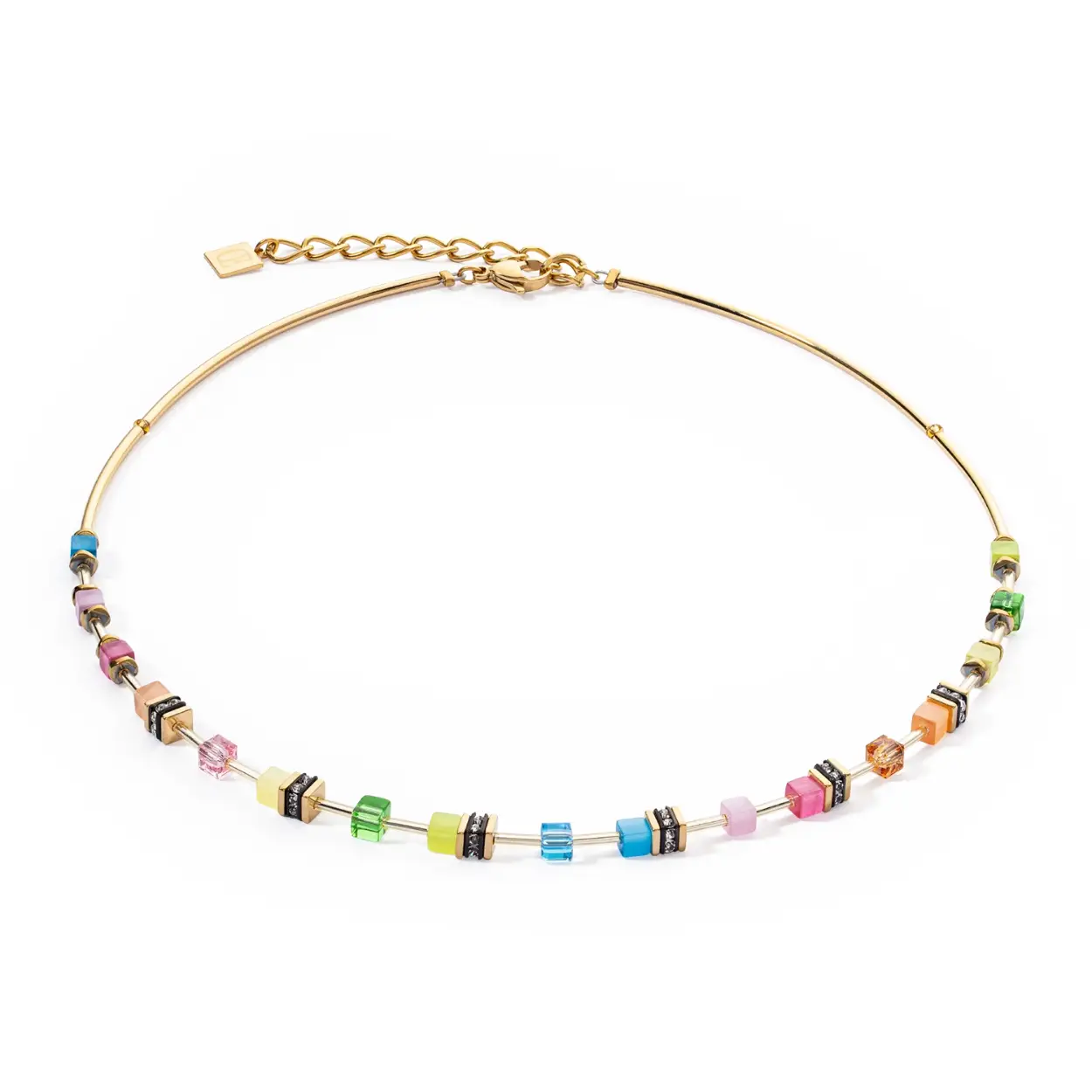 Coeur de Lion collier met polaris en swarovski kristallen