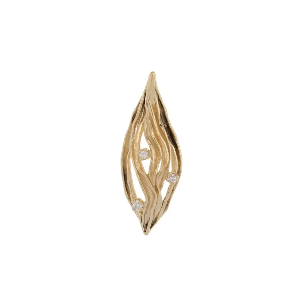 Deze hanger is van het merk Leoni. De kleur van het sieraad is geelgoud. Dit sieraad bevat de edelsteen: diamant. De kleur van deze edelsteen is: grijs.