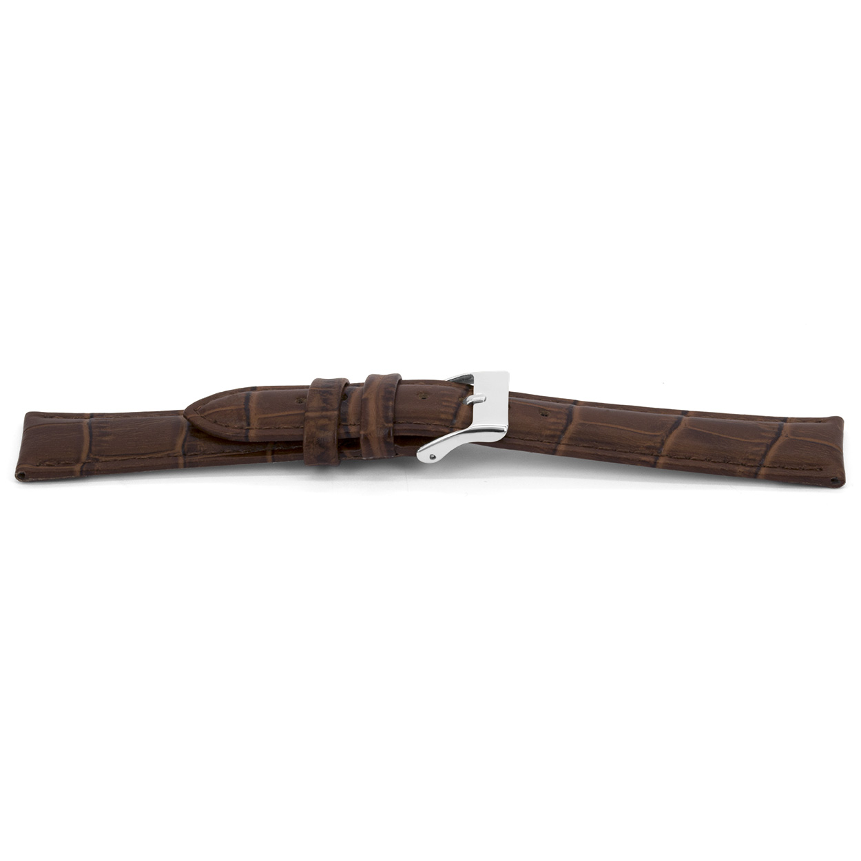 Bruin lederen horlogeband met zilverkleurig edelstalen gesp.
Kleur band: Bruin
Band dikte: 4.0mm
Band lengte: 75/115mm
Band breedte: 20x18mm
Gesp: Stainless steel
Bekleding binnenband: Nubuck
Gestikt: Ja, dezelfde kleur als de band.
Pushpin: Exclusief
Hypo allergisch: Ja
EAN; 8716667161382