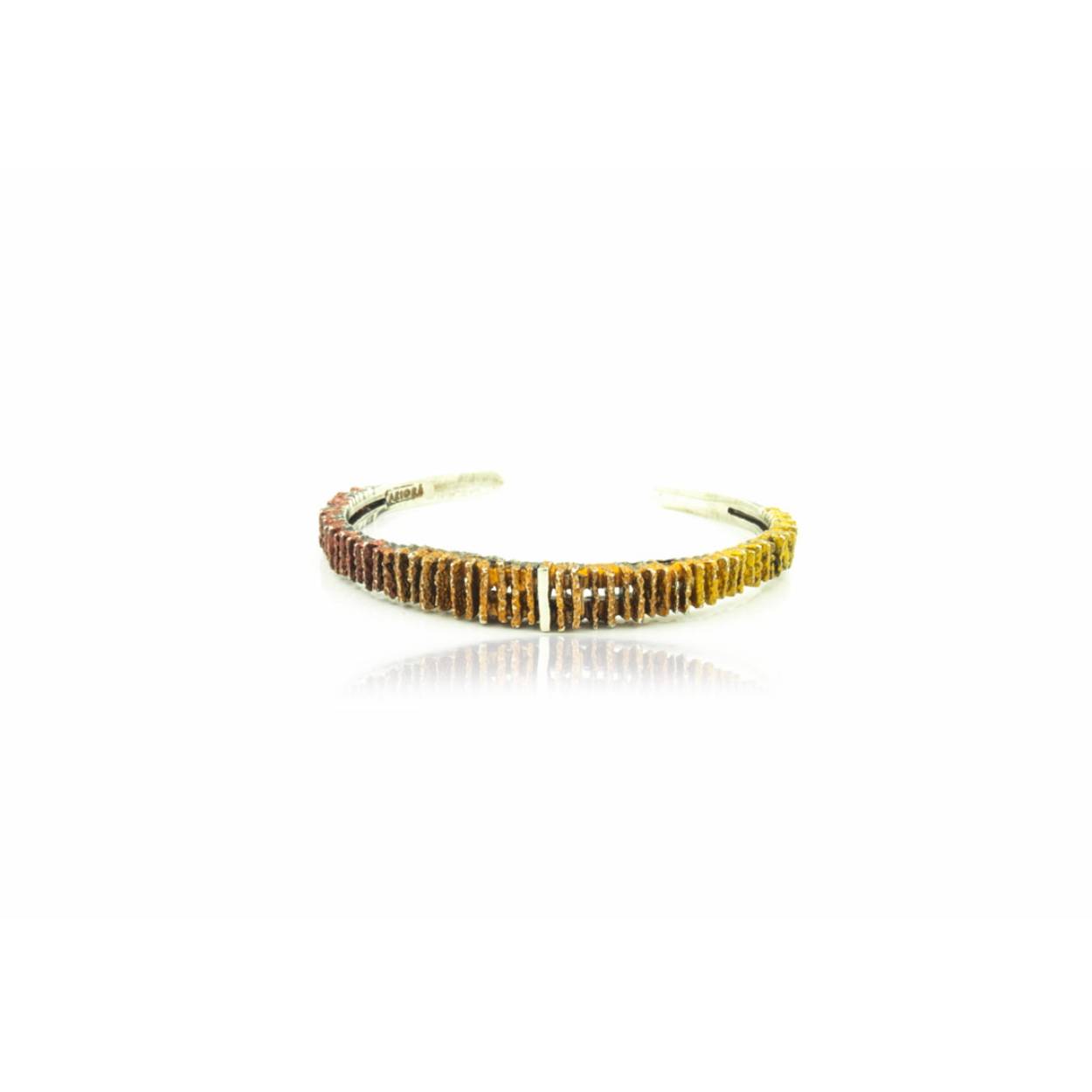 junc ochre small bangle