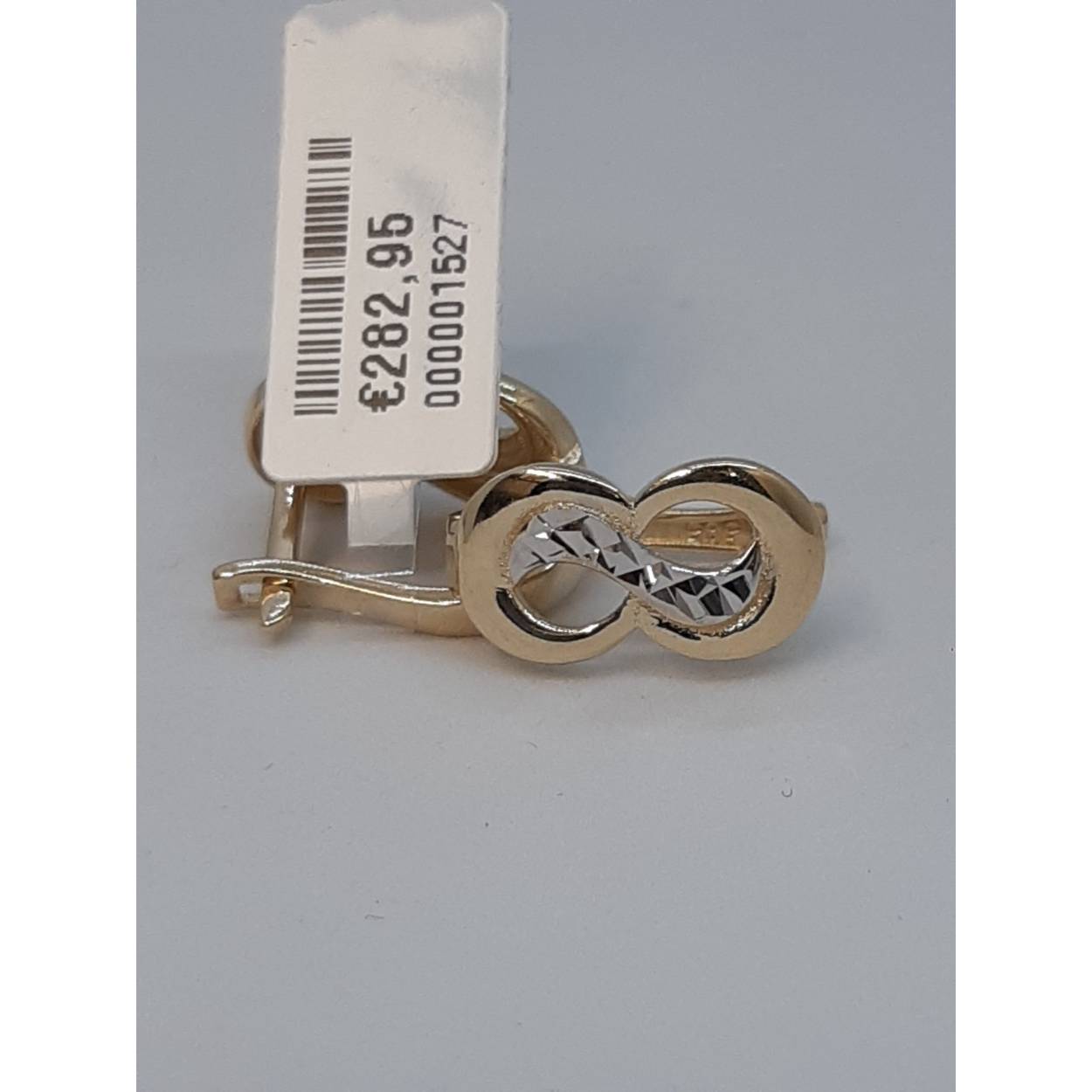 gouden oorbellen 14k bicolor