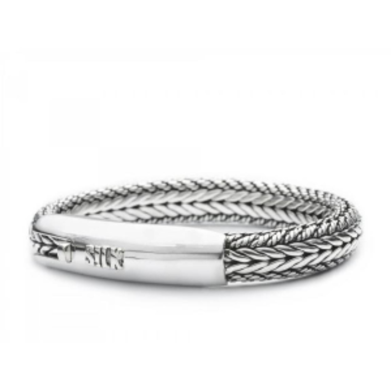 SILK ARMBAND ZILVER 32121