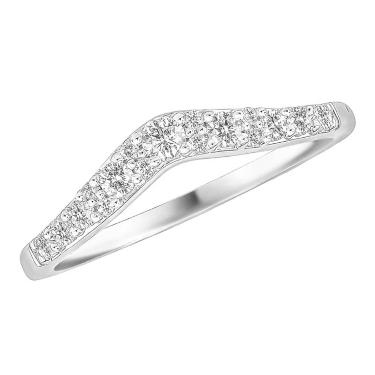 Ring wit goud 18kt met diamanten.