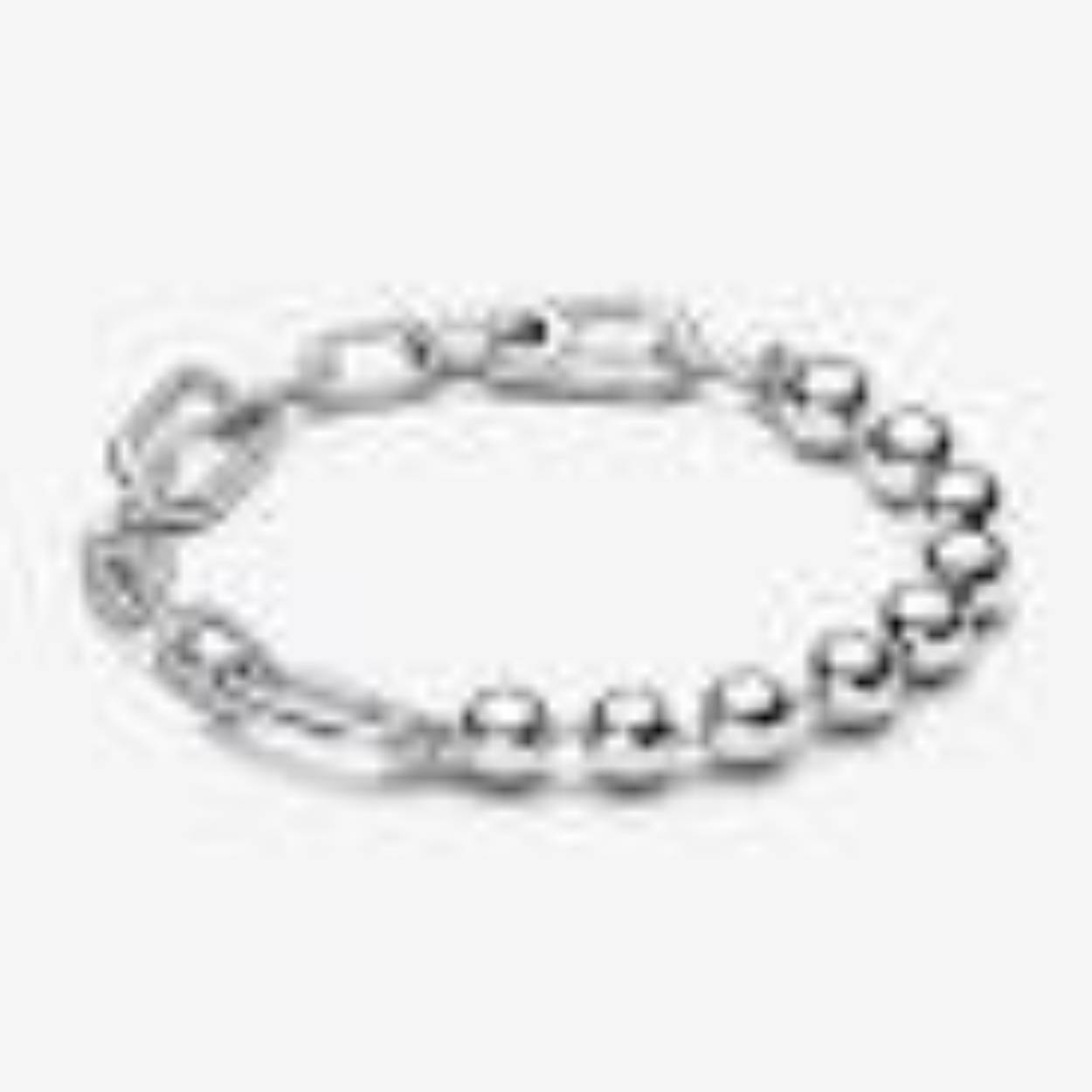 Sterling Zilveren Bead & Link Chain Armband