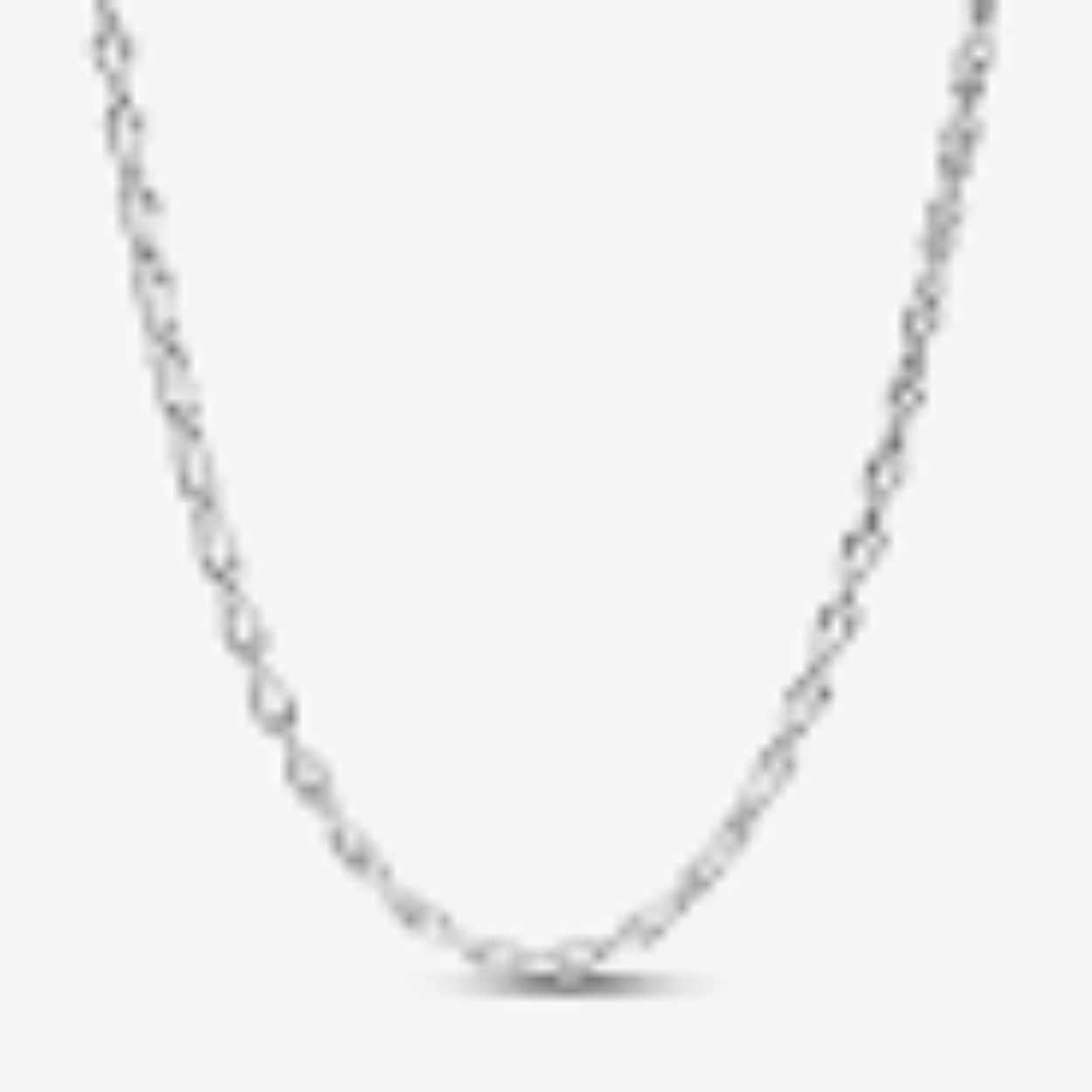 Figuur van 8 ketting link Sterling Zilver ketting