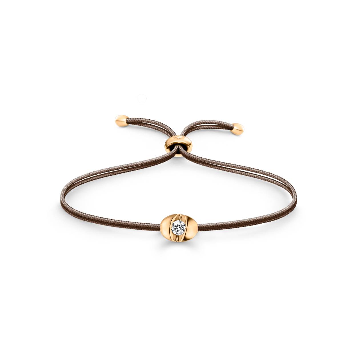Chocolate Geelgouden Colortaire armband