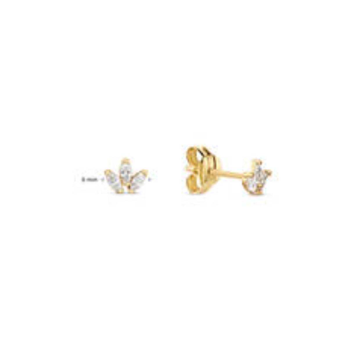 De 14 karaat gouden Jackie Palm Breeze White Topaz studs bevatten sprankelende witte topaas edelstenen. Deze studs kan je alleen dragen, of combineren met andere Jackie oorbellen.

Tropical Paradise
Dat Jackie van reizen houdt is geen geheim. Voor haar 14 karaat gouden sieradencollectie heeft zij zich deze keer laten inspireren door de tropen.
Haar Tropical Paradise collectie biedt een mix van elegantie en avontuur. Voel de zon schijnen waar je ook bent!

Weelderige jungles, azuurblauwe oceanen en de schittering van de zon op witte zandstranden: de ontwerpen met edelstenen zijn een weerspiegeling van Jackie’s mooiste herinneringen. Of het een dag op kantoor is of een avondje uit, deze sieraden voegen een vleugje exotische allure toe aan elke gelegenheid.

Het merk
Jackie is hét 14 karaat gouden on trend sieradenmerk. De collecties zijn geïnspireerd op de reizen die ik maak, van stedentrips tot exotische oorden. Elk gouden sieraad is helemaal van nu, handgemaakt door Europese goudsmeden en vervaardigd van overwegend gerecycled goud met echte edelstenen en zoetwaterparels. Elke collectie is dan ook met veel liefde en passie samengesteld. Mijn Jackie sieraden zijn de perfecte finishing touch voor iedere outfit!

Specificaties
- Oorsieraad
- Materiaal: 14 Karaat - Geelgoud - 585
- Studs Wit topaas
- Lengte 5mm
