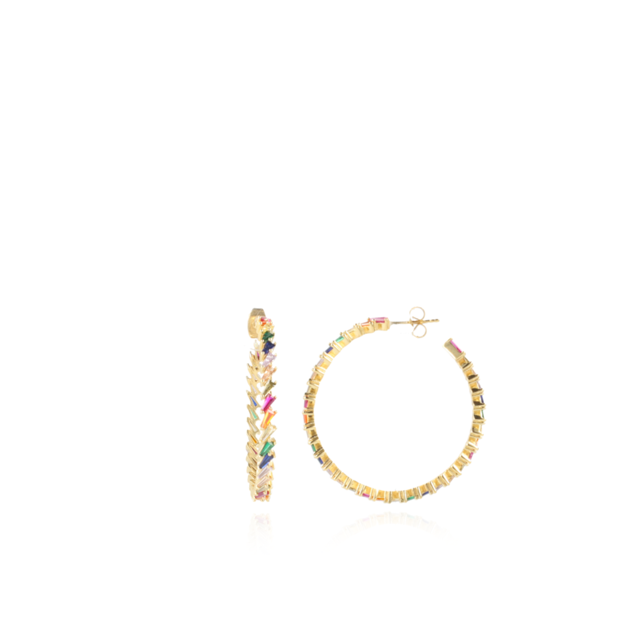 Creole Framed Traingle Rainbow Large