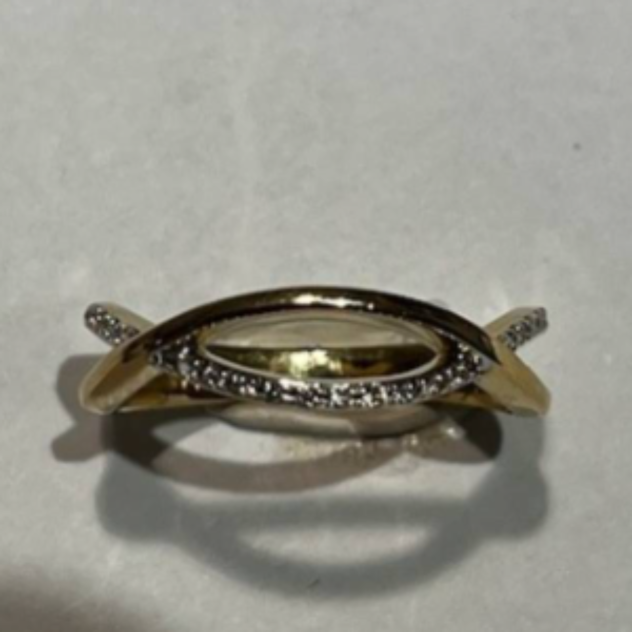 gouden ring briljant 0.10crt