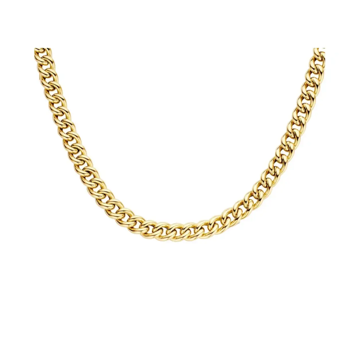 This Chain Necklace is made of 14 carat gold so that this necklace will always retain its value. You can also add our Just Franky Charms to this Charm Necklace. This necklace is available in 14k yellow gold.
