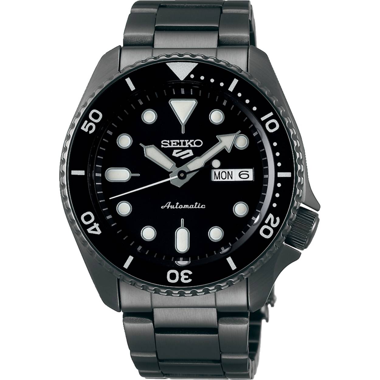 Dit herenhorloge is van het merk Seiko. Het is een analoog horloge gemaakt van staal. De diameter van de kast is 42.5 mm en de kast is 14 mm dik.
De verdere specificaties van het horloge zijn als volgt:
Glassoort: hardlex mineraal glas
Bandbreedte: 22
Kastmateriaal: staal
Waterdichtheid: 10 ATM
Techniek: automaat