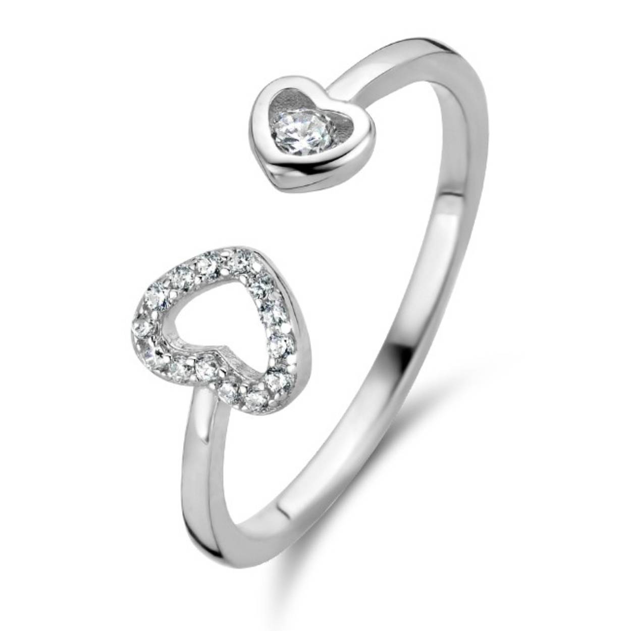 Rosa di Luca zilveren ring / maat 54