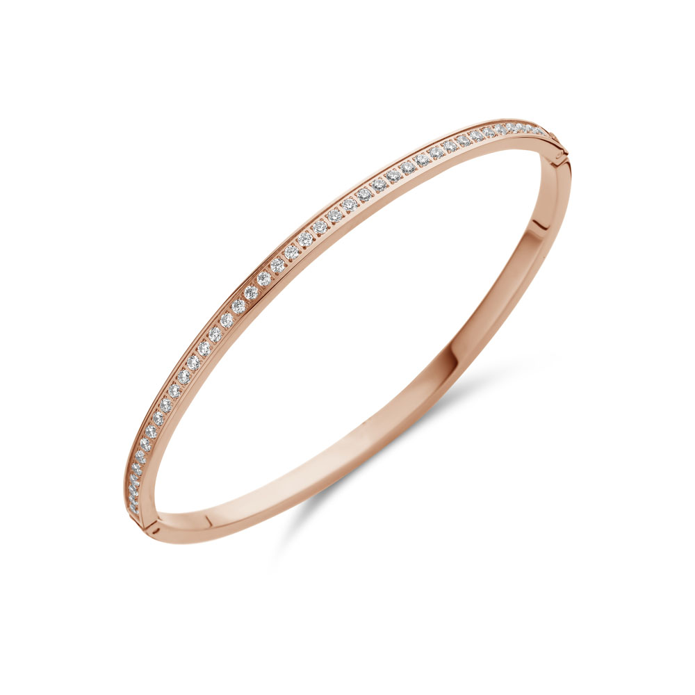FR Hinged cz RG - armband maat S