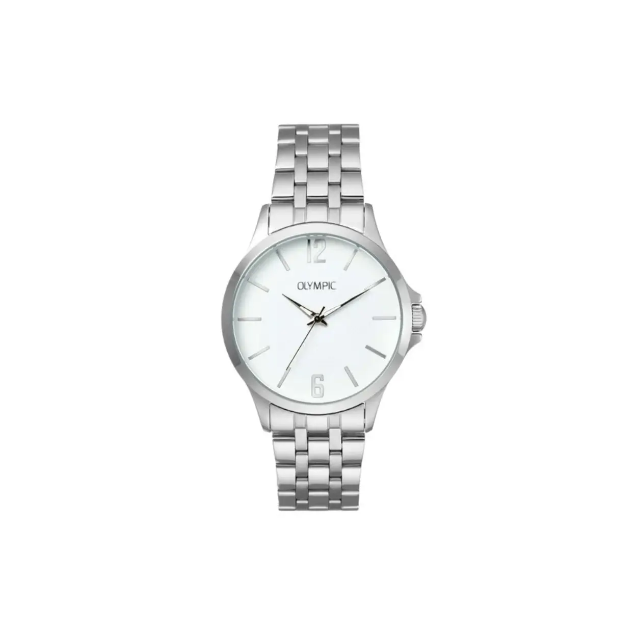 Olympic OL72HSS402 Danny Horloge Staal 40mm 
Dit unieke Olympic horloge met artikelnummer: OL72HSS402 is een herenhorloge met een classic sportieve uitstraling. Het horloge heeft een ronde stalen kast met een witte wijzerplaat met de 12 en de 6 en streepjes. Aan de kast zit een zilverkleurige stalen schakelband met vouwsluiting. Het horloge heeft een mineraalglas, een doorsnee van 40mm en is 5ATM.

Het merk:
Een mooi horloge hoeft niet duur te zijn! Het Nederlandse horlogemerk Olympic levert stoere chronografen, slimline series, digitale uurwerken en elegante dameshorloges. De prijs-kwaliteitverhouding staat bij Olympic hoog in het vaandel met prijzen die uiteenlopen van € 34,95 tot en met € 159,00.

100% Nederlands ontwerp, waterdicht en standaard 3 jaar fabrieksgarantie.

Specificaties:
- Ronde kast Ø 40mm
- Stalen horlogekast
- Witte wijzerplaat
- Stalen schakelband
- 5ATM 
- Standaard 3 jaar fabrieksgarantie
- Mineraalglas
