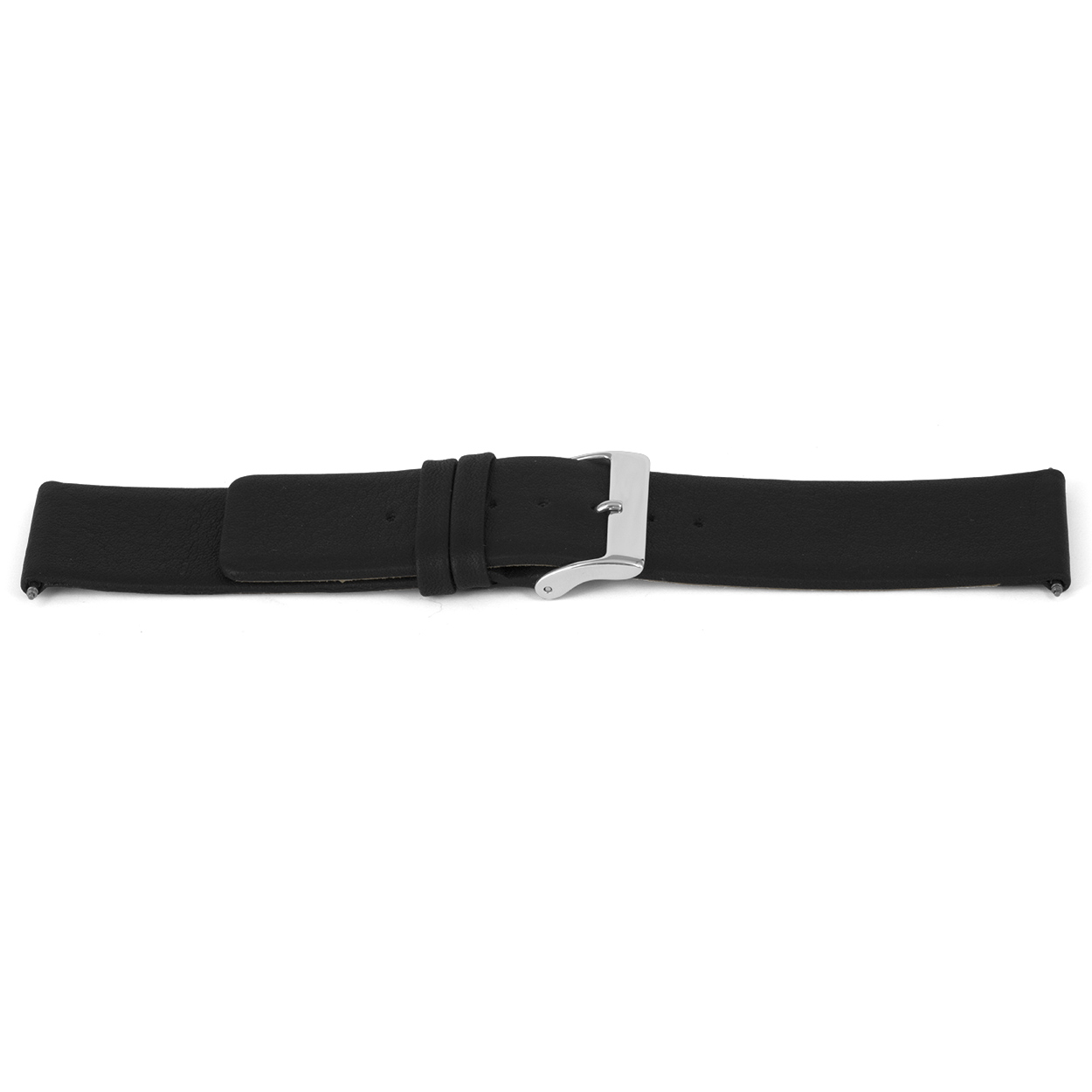 Italiaans lederen horlogeband zwart, glad en ongestikt. 
Kleur band: Zwart
Band dikte: 2.2mm
Band lengte: 70/105mm XS
Band breedte: 10x10mm 
Gesp: All Stainless Steel
Bekleding binnenband: Nubuck
Gestikt: Nee
Pushpin: Inclusief
Hypoallergeen: Ja
Waterproef: Ja
EAN: 4782586342090