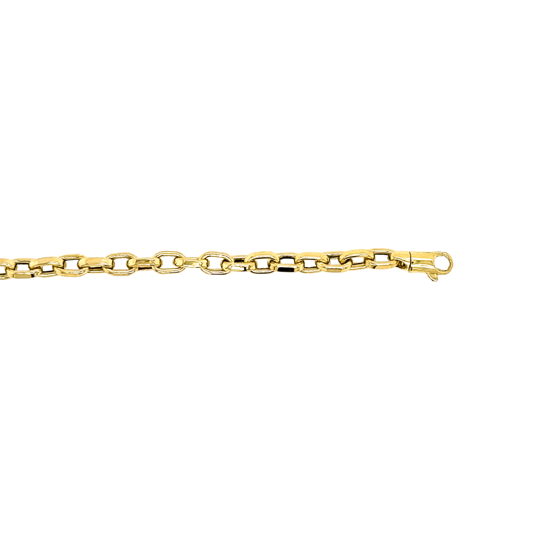 Geelgouden Bedelarmband - 3,7mm breed