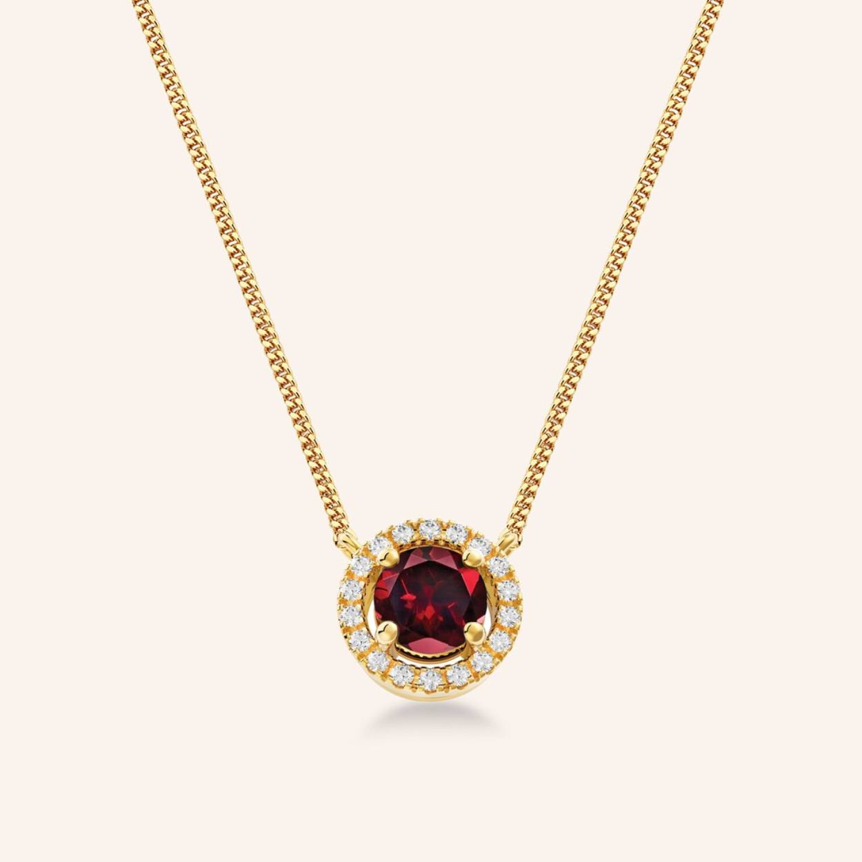 This one’s for the romantic souls. A deep red Garnet heart, paved with 18x twinkling diamonds on a fine chain necklace. Just like Romeo and Juliet’s eternal love, made to cherish forever. P.S.: Leo DiCap not included. 


Ref: M2361 | Necklace | 925 Sterling Silver | 8.00 x 3.00 x 1.40 mm | Garnet Round Dark Red: 1pc , White Diamond: 18pc
