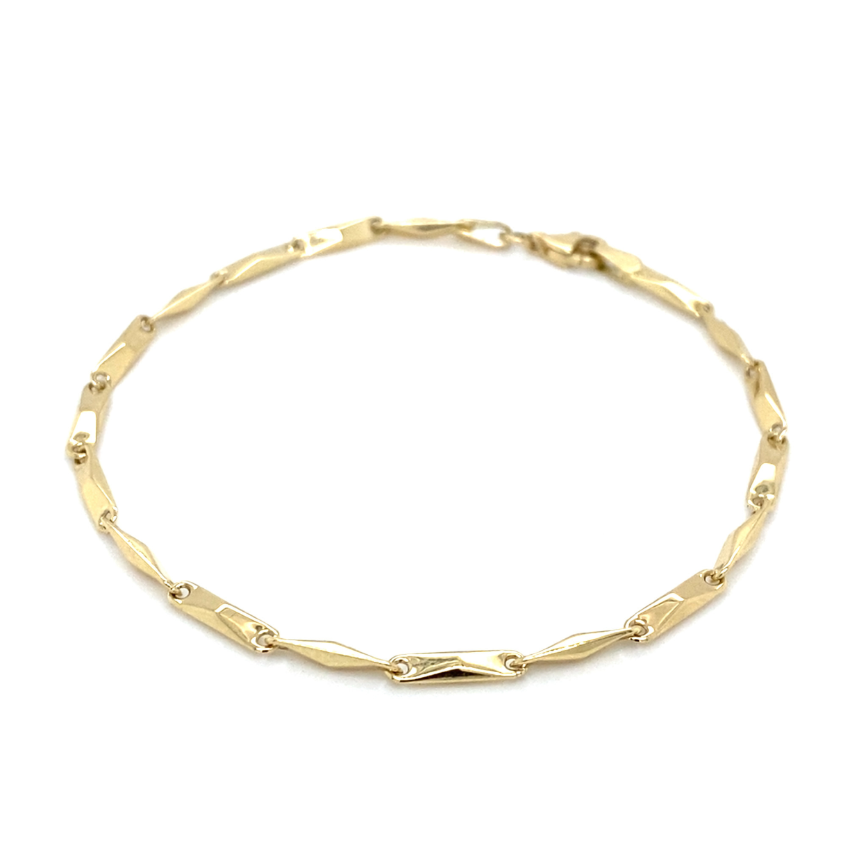 Geelgouden fantasie armband VIJ0302