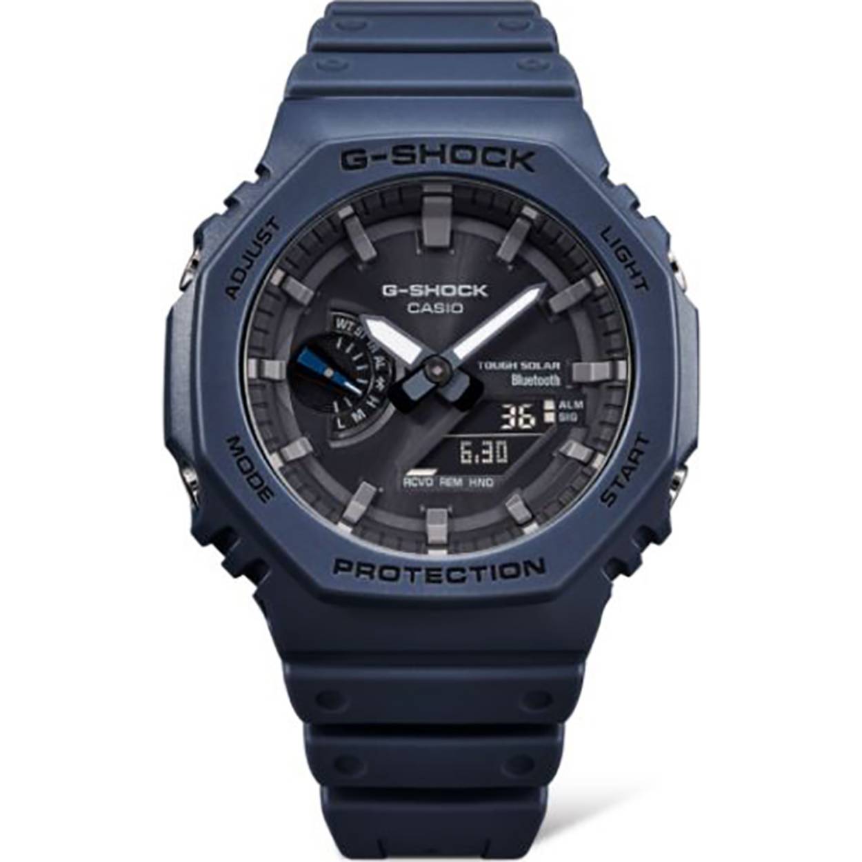 De G-Shock Classic Style GA-B2100-2AER is een stoer horloge met een blauwe plastic/silicone kast en band. Met een analoog-digitaal display, waterdichtheid tot 20 bar, en quartz uurwerk, biedt het functionaliteit en stijl. Dit horloge is perfect voor dagelijks gebruik en avontuurlijke activiteiten. Draag hem om uw pols voor een modieuze en functionele look.