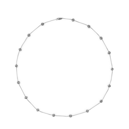 Buddha to buddha refined Katja 012 60 001J040120100
Zilveren collier met balletjes.